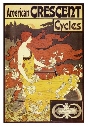 American Crescent Cycles Poster, 1899